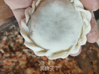 猪肉三陈杏鲍菇盒子的做法步调：18