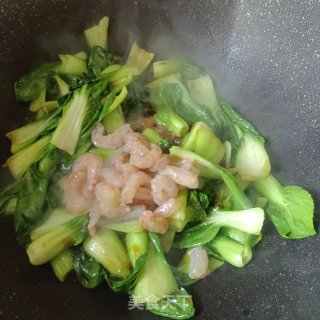 虾仁油菜的做法步调：5