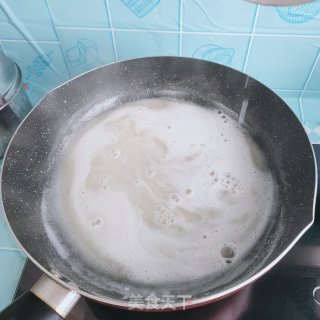 利剑菜年夜虾汤的做法步调：6