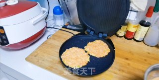 胡萝卜黄金早饭饼的做法步调：8