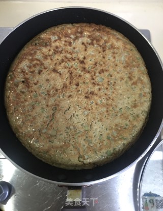 纯粮芹菜鸡蛋饼的做法步调：9