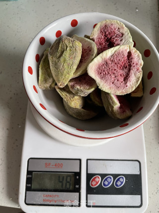 无花果冻干雪花酥的做法步调：1
