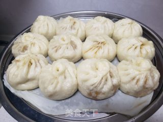 酱肉萝卜馅包子的做法步调：14
