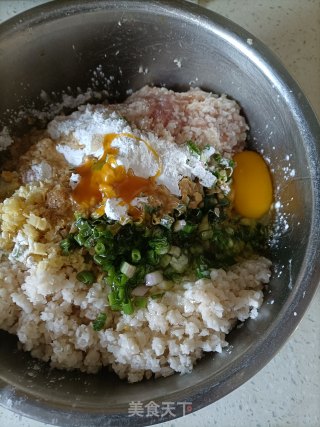 莲藕丸子的做法步调：13