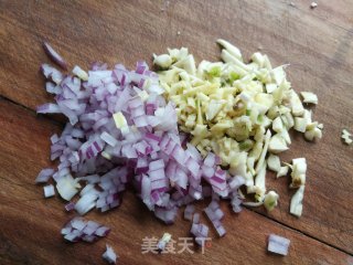 花菜泥虾仁金盏的做法步调：10