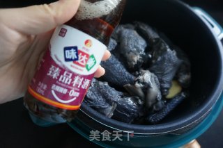 没有减一滴火的椰子黑鸡汤的做法步调：4