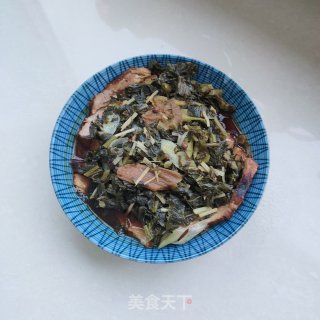 五花肉雪里蕻扣肉的做法步调：19