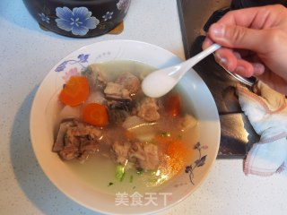 浑炖羊排山药的做法步调：19