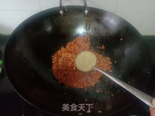 喷鼻辣孜然鱼块的做法步调：11