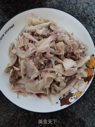 凉拌脚撕鸡的做法步调：8