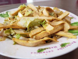 利剑菜炒豆干的做法步调：8