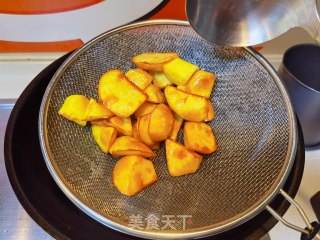 拔丝白薯的做法步调：7