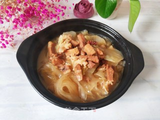明白菜猪肉炖粉条的做法步调：12