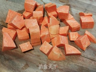 白薯苹果白枣汤的做法步调：2