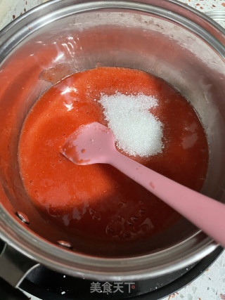 三重夹心草莓慕斯蛋糕的做法步伐
：13