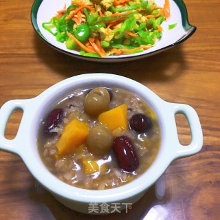 桂圆白枣北瓜粥的做法步调：4