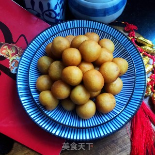 白薯丸子的做法步调：11