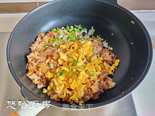 腊味糯米饭的做法步调：10
