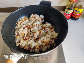 腊味糯米饭的做法步调：8