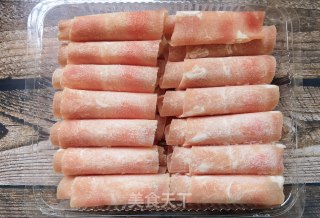 利剑菜粉条炖牛肉卷的做法步调：1