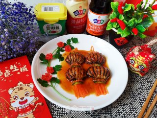 大年夜饭之张灯结彩灯笼茄子的做法步调：10