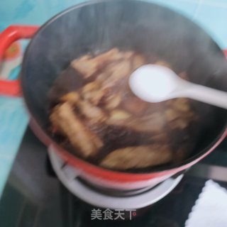 杏鲍菇烧排骨的做法步调：13