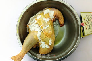 盐焗鸡的做法步调：4