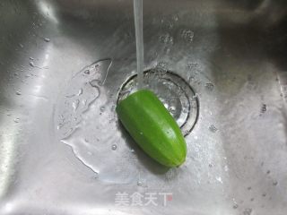蚝油西葫芦鸡卵白的做法步调：2