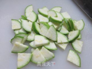 蚝油西葫芦鸡卵白的做法步调：3