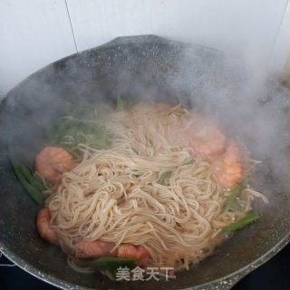云豆对虾焖里的做法步伐
：14