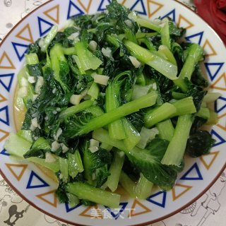 素炒黑塌菜的做法步调：7