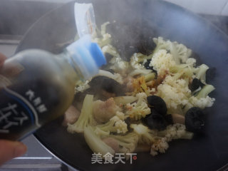 花菜木耳炒肉片的做法步伐
：16