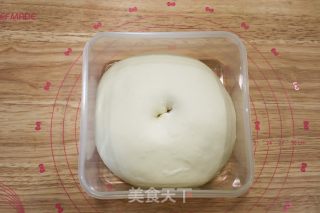 3股辫牛奶里包的做法步调：6