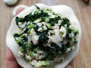青菜豆腐馅饼的做法步调：10