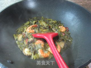 酸菜虾鲍的做法步调：10