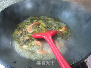 酸菜虾鲍的做法步调：9
