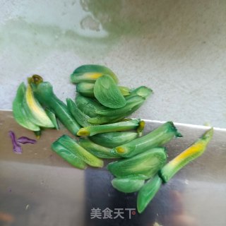 利剑菜苦蓝拌驴肉的做法步调：5