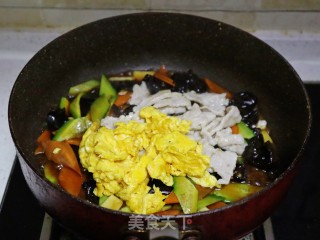 木须肉片的做法步伐
：12