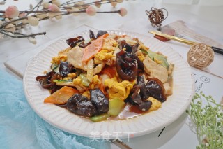 木须肉片的做法步伐
：15