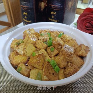 家常炖豆腐的做法步调：8
