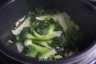 杏鲍菇炒塌菜的做法步调：5