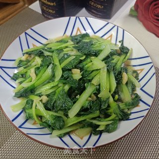 蚝油黑塌菜的做法步调：7