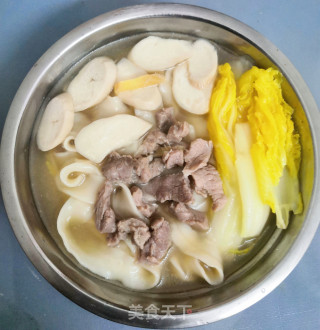 娃娃菜猪肉脚工里的做法步调：6