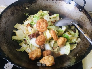白烧肉烩菜的做法步调：6