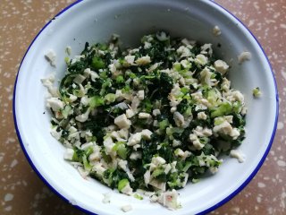 青菜豆腐馅饼的做法步伐
：6