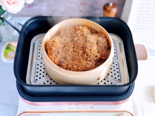 豆豉糯米蒸排骨的做法步调：8