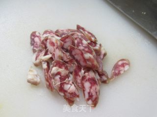 香肠豆腐皮炒娃娃菜的做法步调：5