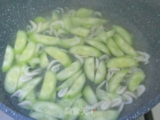 黄瓜蛋花汤的做法步伐
：7