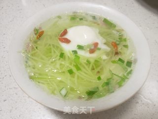萝卜鸡蛋汤的做法步调：8