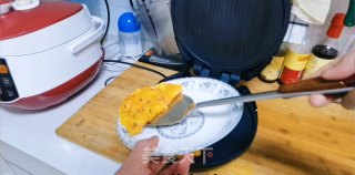 胡萝卜黄金早饭饼的做法步调：11